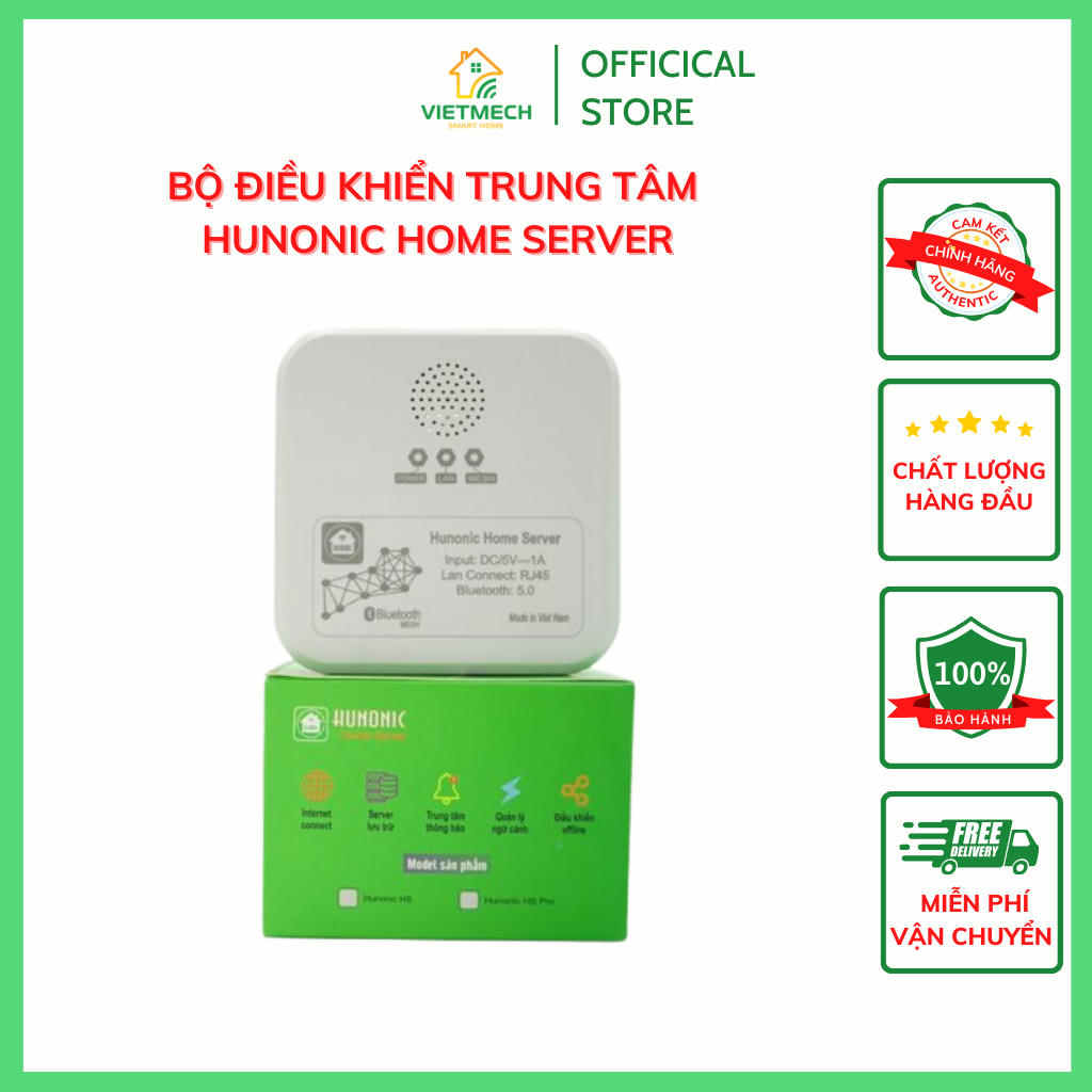 Bộ Điều Khiển Trung Tâm Hunonic Home Server - Ảnh 2