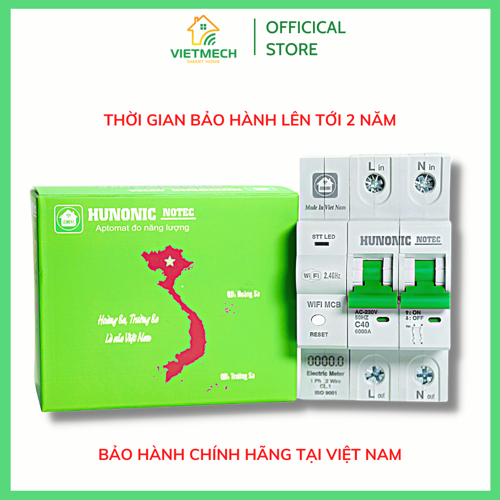 Aptomat Đo Năng Lượng Hunonic Notec - Ảnh 4