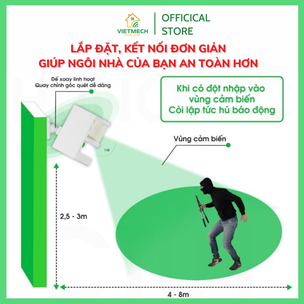 Thiết Bị Chống Trộm Hunonic CT01 Đa Tính Năng - Ảnh 6